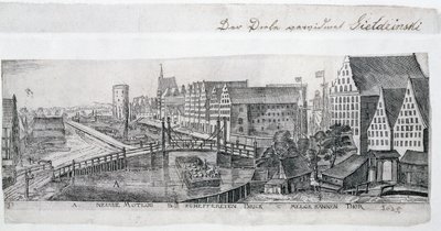 Granaries in Gdansk on the Maltawa River, illustration from the album 